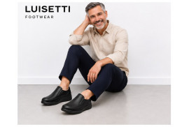 Luisetti 31025 mocasín hombre negro modelo