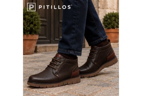 Pitillos 40201 botín de hombre en piel engrasada modelo