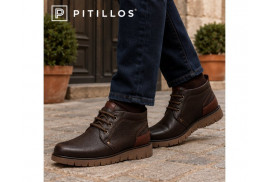 Pitillos 40201 botín de hombre en piel engrasada modelo