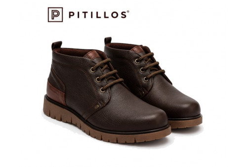 Pitillos 40201 botín de hombre en piel engrasada par