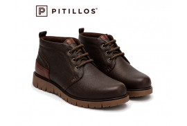 Pitillos 40201 botín de hombre en piel engrasada par