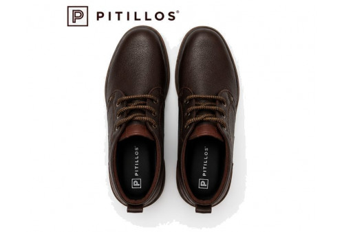 Pitillos 40201 botín de hombre en piel engrasada superior