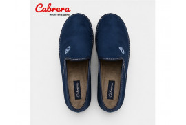 Cabrera 2563 zapatilla bamara marino, con piso Parquet superior