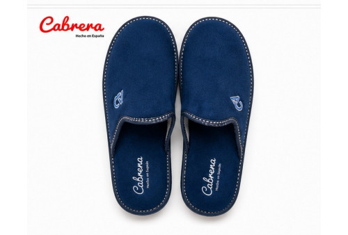 Cabrera 2574 chinela suapel marino, especial Parket microporoso superior