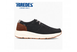 Paredes CP26152 Wallaby en piel engrasada marino perfil