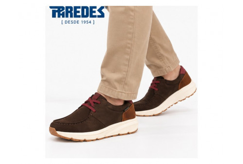 Paredes CP26152 Wallaby en piel engrasada marrón modelo