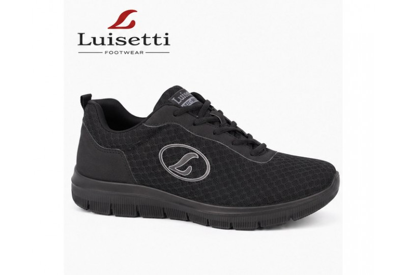 Deportivo Luisetti 31102ST Negro perfil