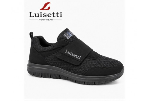 Deportivo Luisetti 31104ST con Velcro Negro perfil