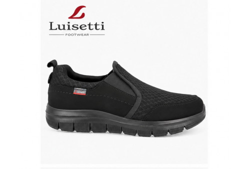 Mocasín Deportivo Luisetti 31101ST Negro perfil