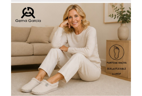 Gema García 8602 zapatilla de invierno para mujer