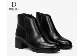Par de botines Desiree Krim 10 negros de mujer