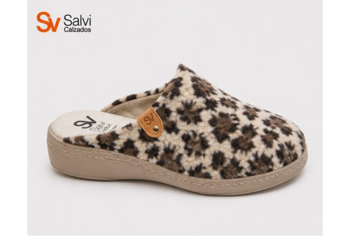 Chinela Salvi 76L-000 estampada perfil