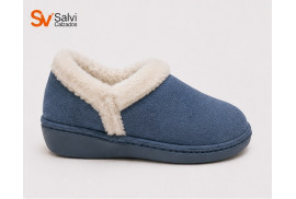Zapatilla Salvi 31L-056 en suapel azul perfil