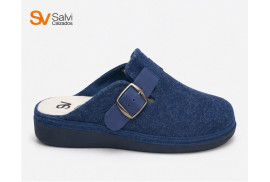 Zueco Salvi 29L000 de azul marino perfil