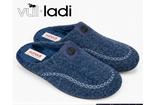 6630-041 Vulladi. Zapatilla lana marino lateral