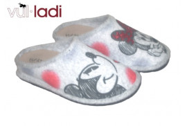 Vulladi 1160-383 en paño gris perla mickey
