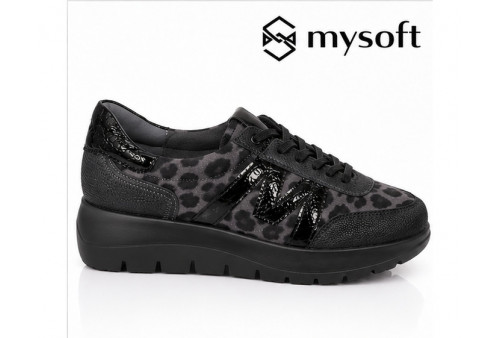 My Soft 26M627 en nylon combinado negro perfil