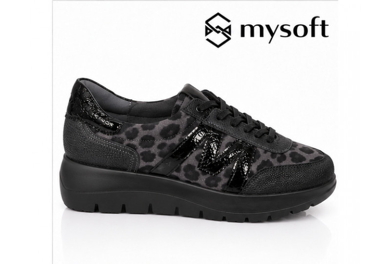 My Soft 26M627 en nylon combinado negro perfil