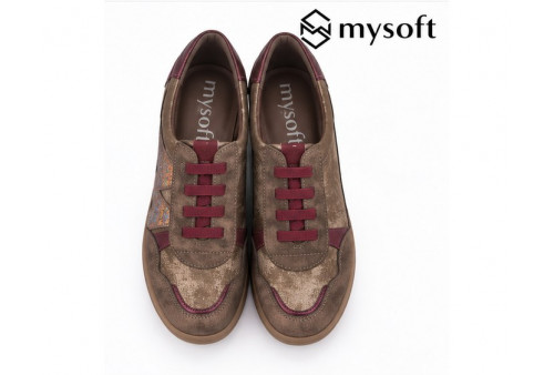 My Soft 25M622 en nylon acolchado marrón gaspar valencia
