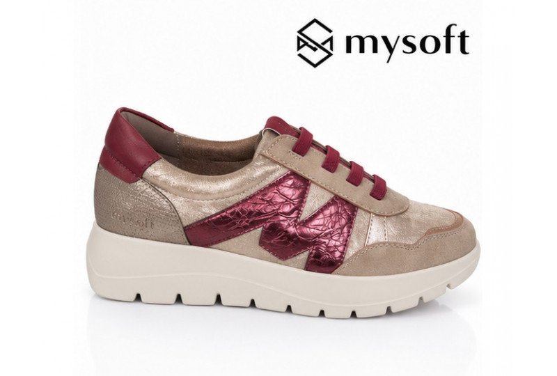 My Soft 25M622 en nylon acolchado taupe