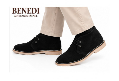 Pisacacas serraje negro modelo