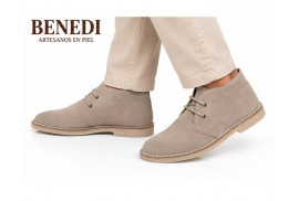 Botin serraje arena modelo