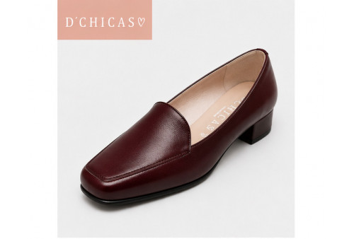 D'Chicas 1021 mocasín burdeos