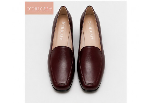 D'Chicas 1021 mocasín burdeos superior