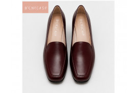 D'Chicas 1021 mocasín burdeos superior