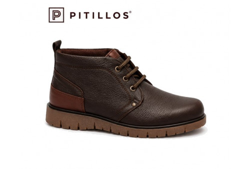 Pitillos 40201 botín de hombre en piel engrasada perfil