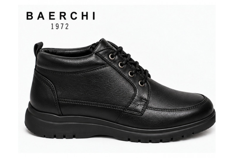 Baerchi 1212 Botín Negro de Piel Napa