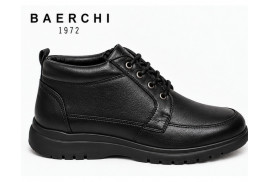 Baerchi 1212 Botín Negro de Piel Napa