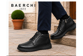 Baerchi 1212 Botín Negro Plantilla Extraíble