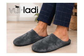 Chinela Vulladi 770.140 Alaska gris modelo